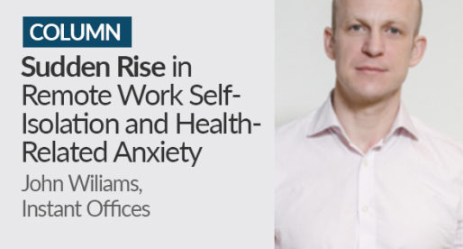 Sudden Rise in Remote Work Self-Isolation and Health-Related Anxiety