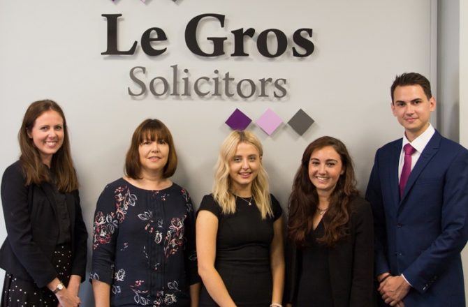 Le Gros Solicitors Announce Further Expansion with New Appointments