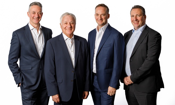 Left to right Marc Fecher, Paul Fecher, Adam Fecher, Paul King