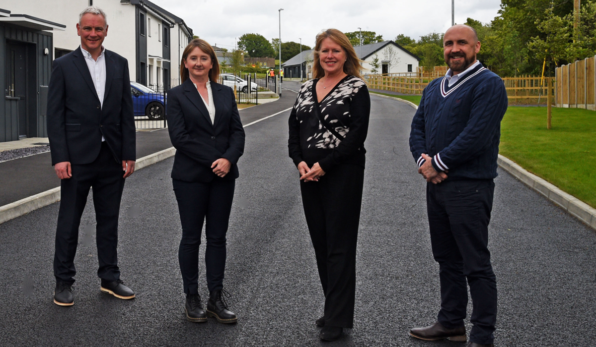 (LtR) Rhys Parry, Sara Lavender, Jan Quarrington, Carwyn Morgan