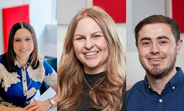 Lucy Creese, Katrina Roberts and Steven Ford