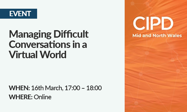 EVENT: Managing Difficult Conversations in a Virtual World