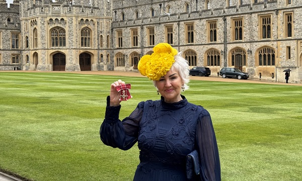 Entrepreneur and Property Developer Mandy St John Davey Receives MBE From the Princess Royal