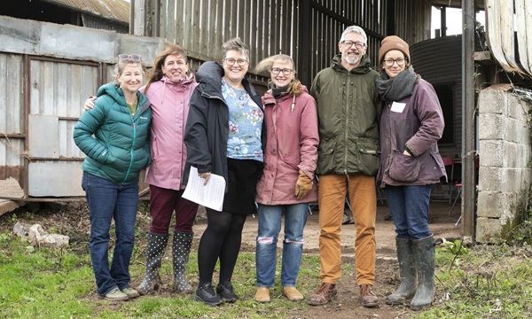Representivies from 4 Food Partnerships, Monmoutshire, Herefordshire, Powys, Shropshire