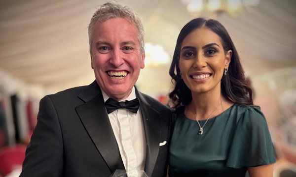 Mark Sweeny and Anila Dhami
