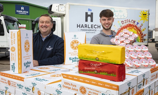 Harlech Food Services; Mark Lawton​ and Toby Foskett of Harlech Foodservice Ltd. Picture Mandy Jones