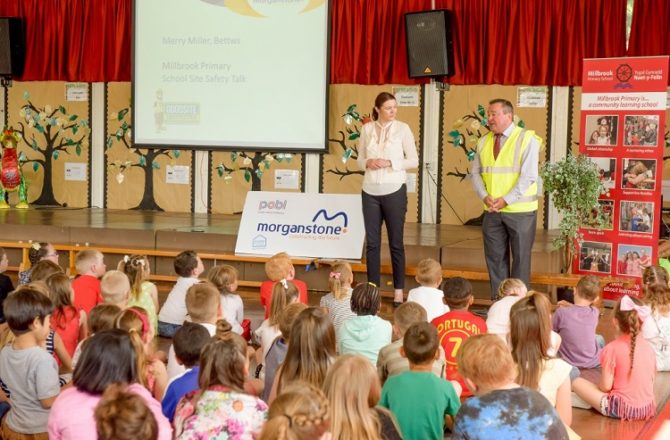 Llanelli-based Construction Company Visits Schools to Promote Safety