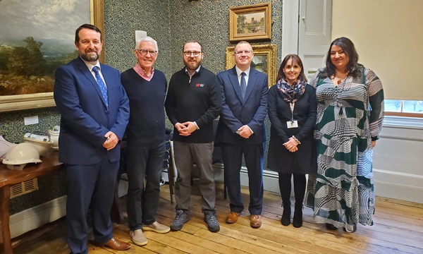 Minister on a recent visit to Cyfarthfa