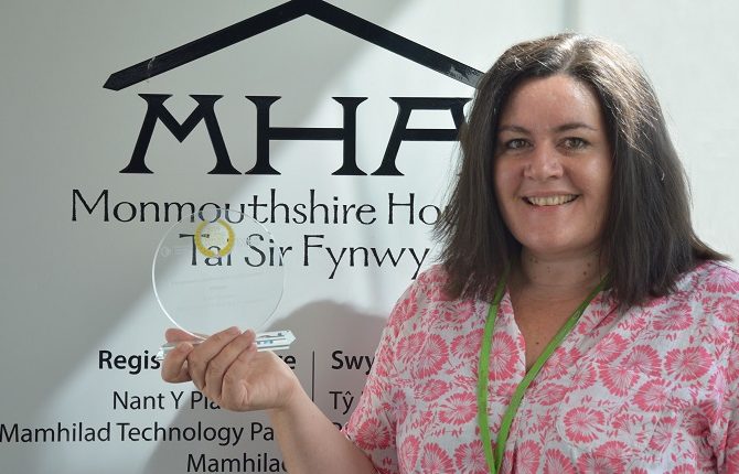 Julie Nicholas Contribution to Welsh Housing Sector Honoured at National Awards