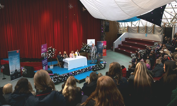 More than 200 business leaders and students attended Partners in Progress