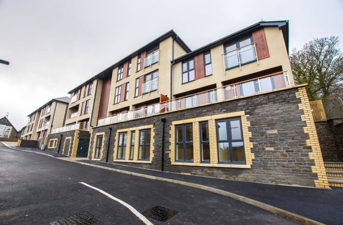 Completion of New Residential Development in Pontypridd