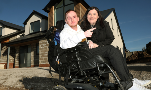 Mum Thanks Self Build Wales for “Dream Home” for Her and Her Disabled Son