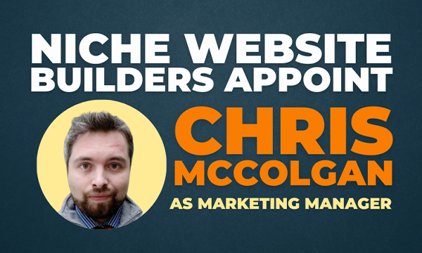 Niche Website Builders Appoint Chris McColgan as Marketing Manager