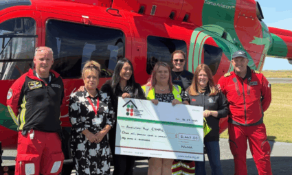 North Wales Housing Raises Funds for Wales Air Ambulance