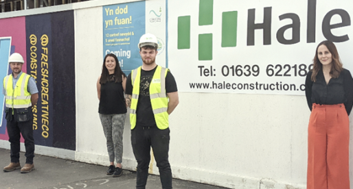 J.G. Hale Construction Supports South West Wales Onsite Hub