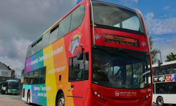 Newport Bus for Pride 2026