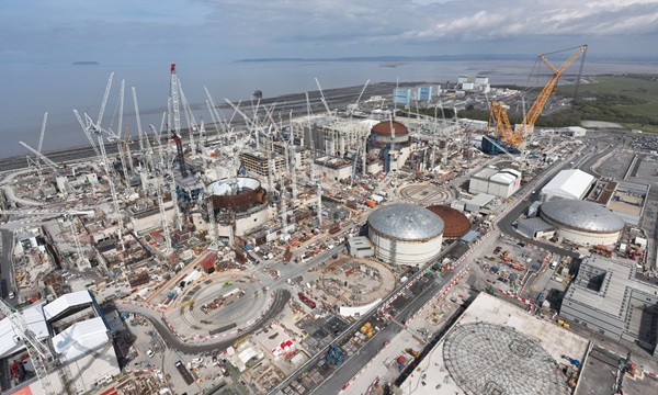 Nuclear new build is a clear example where both the civil construction workforce and consequently the ECI workforce work alongside each other. Photo courtesy of EDF Energy
