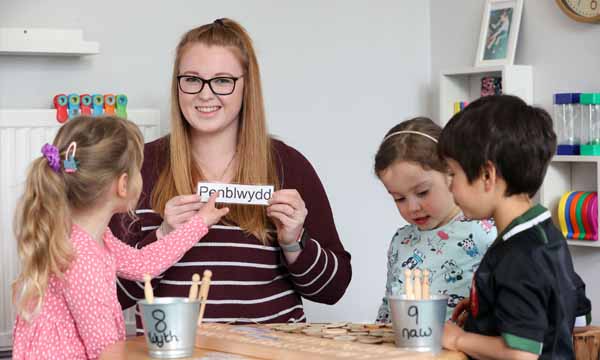 Nursery Promotes the Welsh Language and Bilingual Apprenticeships