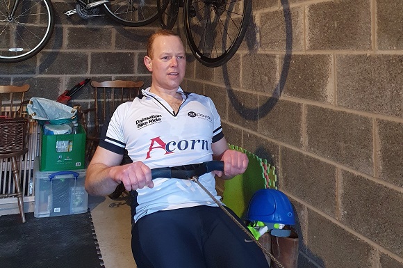 Acorn Operations Manager Rows and Skis his Way to a £5000 Fundraising Target