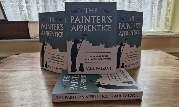 Paul Falzon, has published his compelling memoir, The Painter’s Apprentice