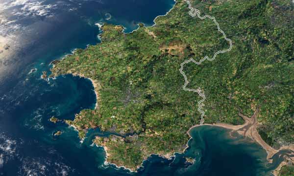 Pemrokeshire from Space