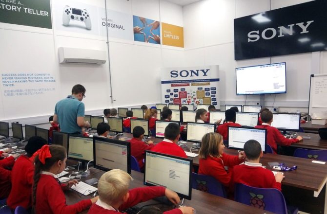 Pupil Coding Numbers at Sony UK Technology Centre to Hit Record High