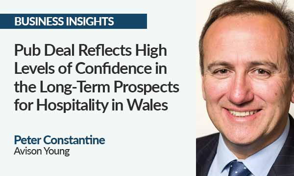 Pub Deal Reflects High Levels of Confidence in the Long-Term Prospects for Hospitality in Wales