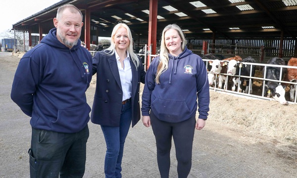Platts Agriculture Agri-cation's base at Hollybush Lane, Bangor-on-Dee. Platts Group supporting the work of Agri-cation Caroline Platt (centre) with Andy and Cheryl Reeves