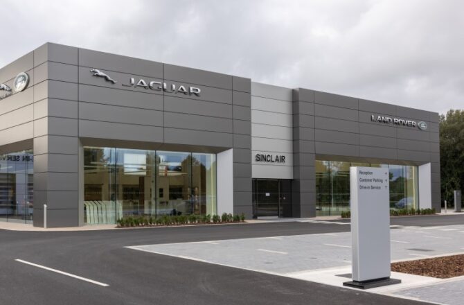 The All-New Sinclair Jaguar Land Rover Swansea Has Now Opened