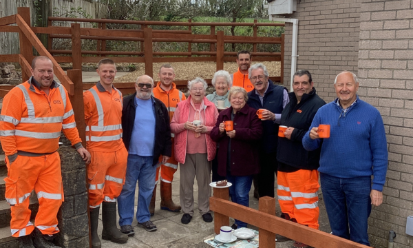 Rail Contractor Helps get Llanharan Community Projects Over the Line