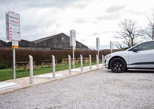 Rhug Estate the Largest Private Provider of Rapid Electric Vehicle Charging Points in Wales
