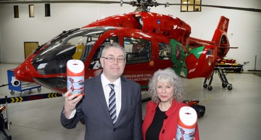 Wales Air Ambulance Welcomes £5K Donation from Swansea Building Society