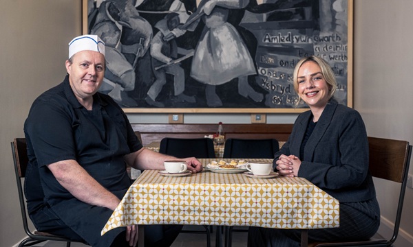 Robert James, Caffi Beca; Nakeja Howell, Development Bank of Wales