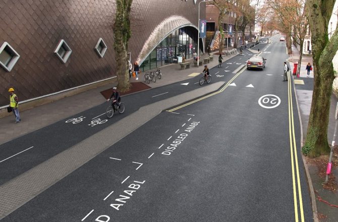 First ‘Cycleway’ to be Built in Cardiff