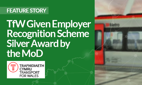 TfW Given Employer Recognition Scheme Silver Award by the MoD