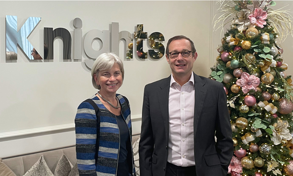 Sophie Hughes and James Christacos