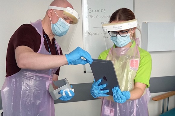 Coleg Gwent Students Volunteer to Support Patients During COVID Pandemic