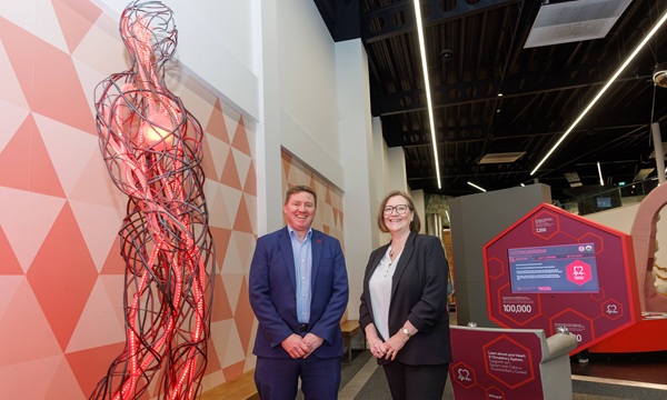 Sue Wardle and Rhodri Thomas - Connectivity Sculpture and Electrocardiogram