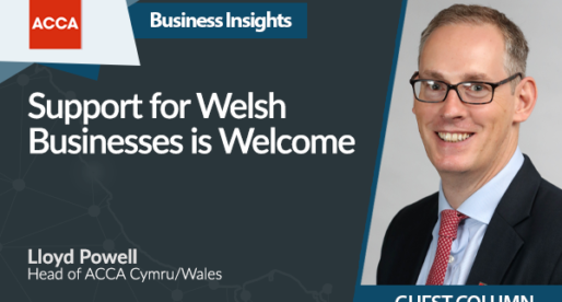 The Support for Welsh Businesses is Welcome