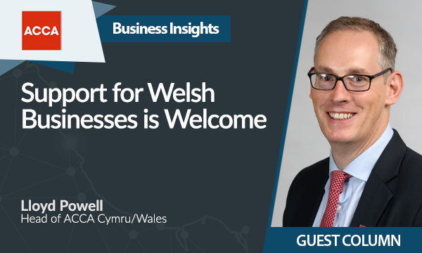 The Support for Welsh Businesses is Welcome