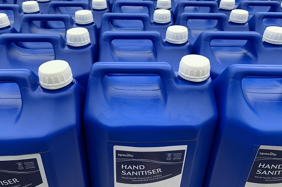 Swansea University Lab Producing 5,000 Litres of Hand Sanitiser a Week