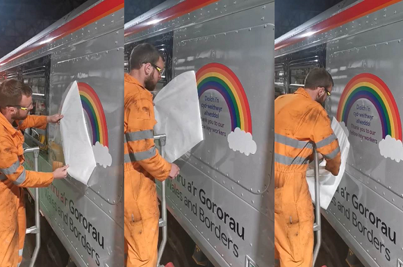 Transport for Wales Reveal Rainbows on Trains!