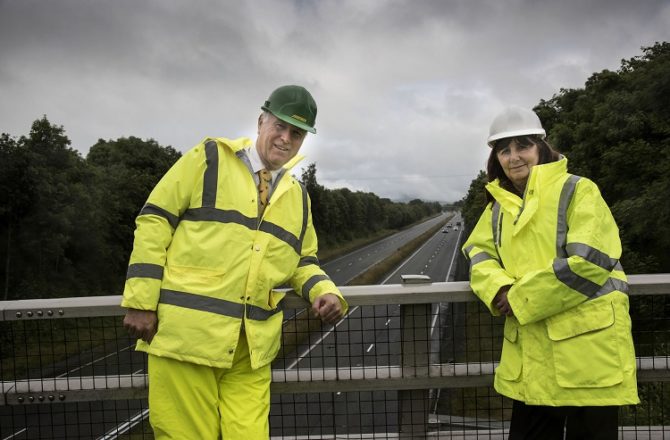 Cabinet Secretary Visits Jones Bros’ Project to Halt Flooding of North Wales Village