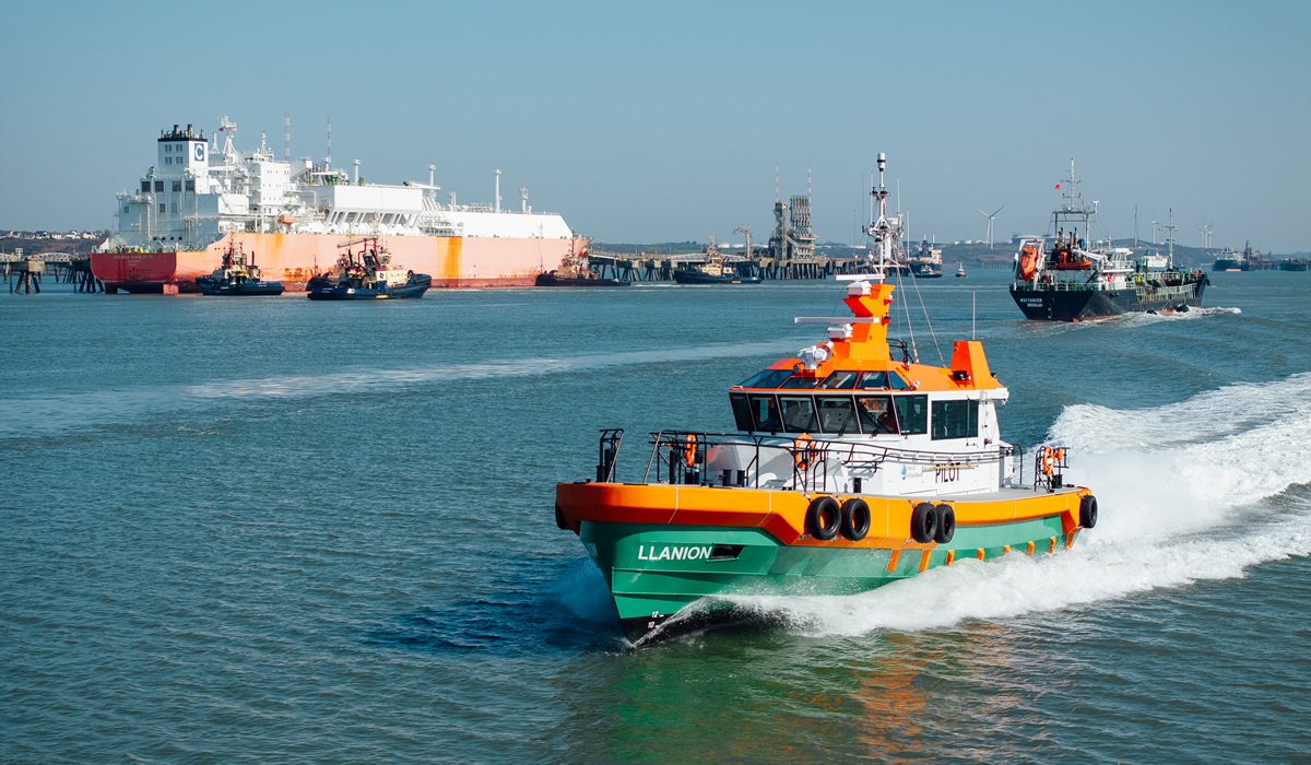 The Port's new pilot boat, Llanion, has been a key Port investment during 2025