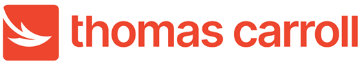 Thomas caroll Logo - Red