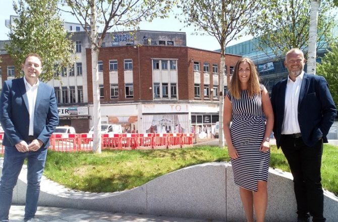 Work Starts to Bring Businesses to Major Swansea City Centre Building