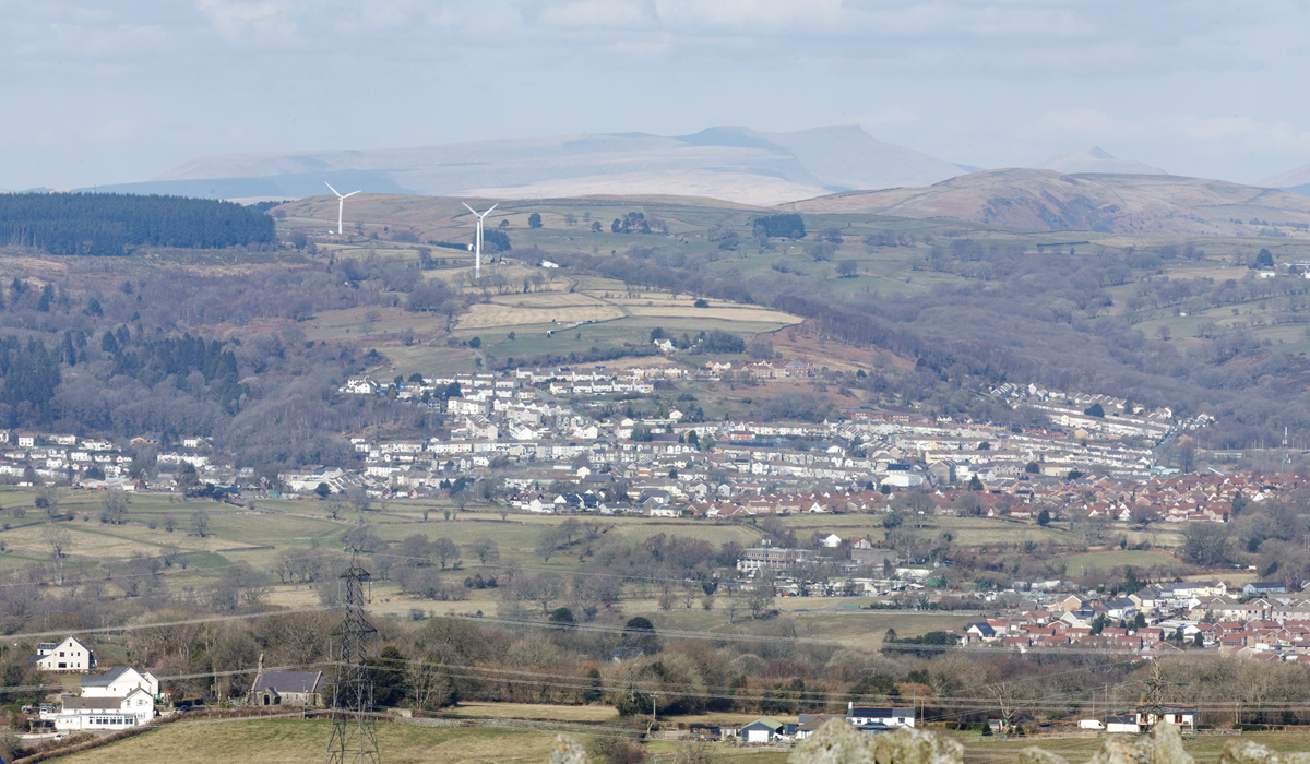 Twyn Hywel surrounding area