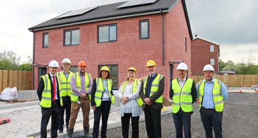 Minister Pays Visit to Innovative Housing Project in Bridgend
