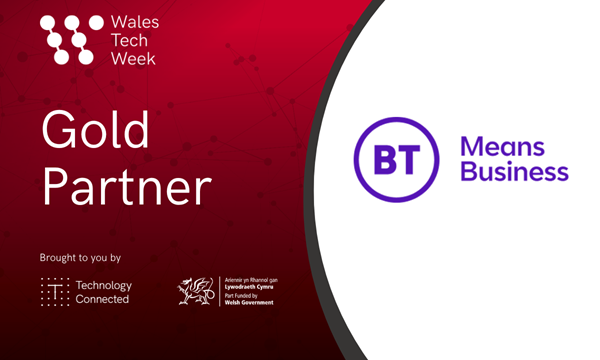 Wales Tech Week 2025 - BT Gold Partner Graphic