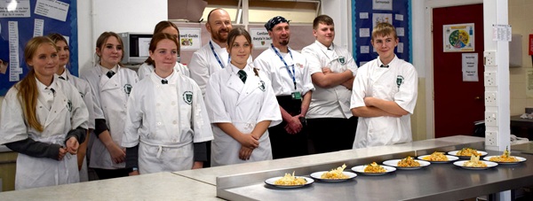 Welshpool High School their Risottos Photo of Year 10
